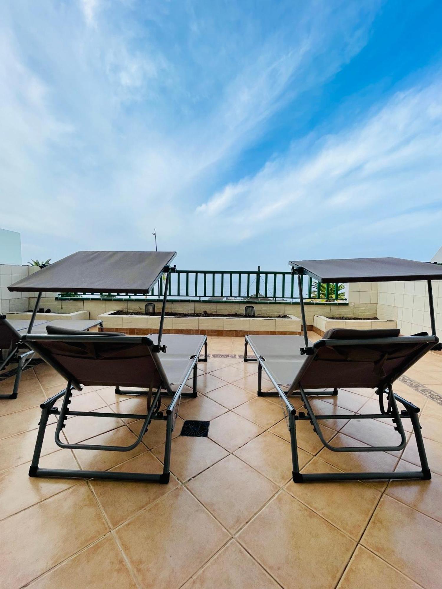 Ferienwohnung 1St Line Sea View - Plaza Puerto de Santiago  Exterior foto